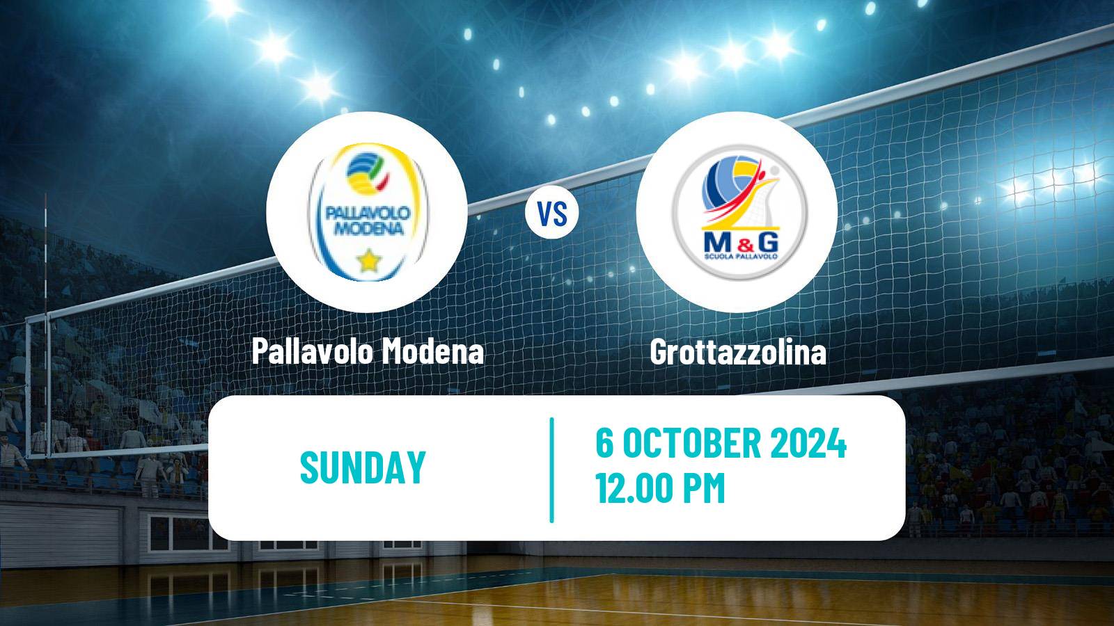 Volleyball Italian SuperLega Volleyball Pallavolo Modena - Grottazzolina