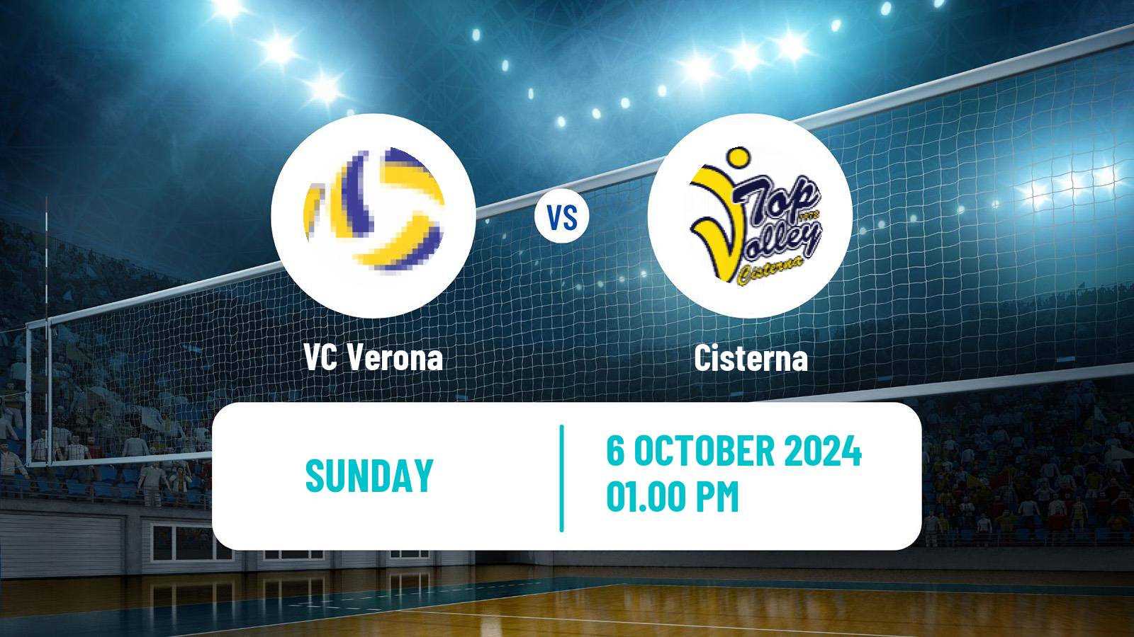 Volleyball Italian SuperLega Volleyball Verona - Cisterna