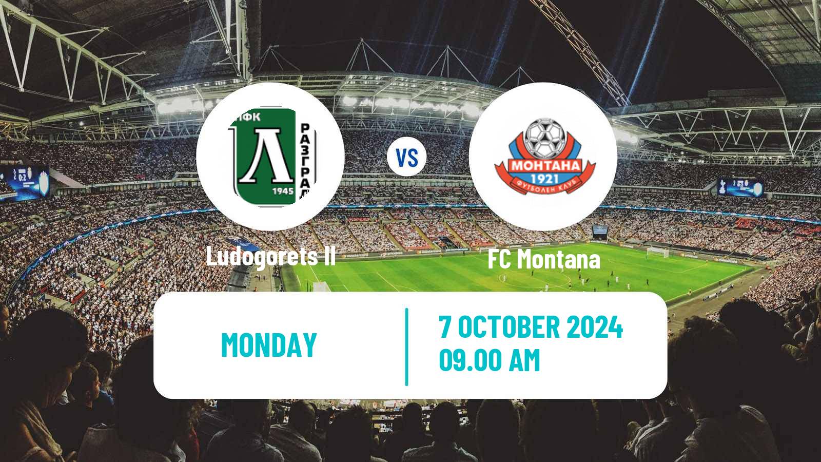 Soccer Bulgarian Vtora Liga Ludogorets II - Montana