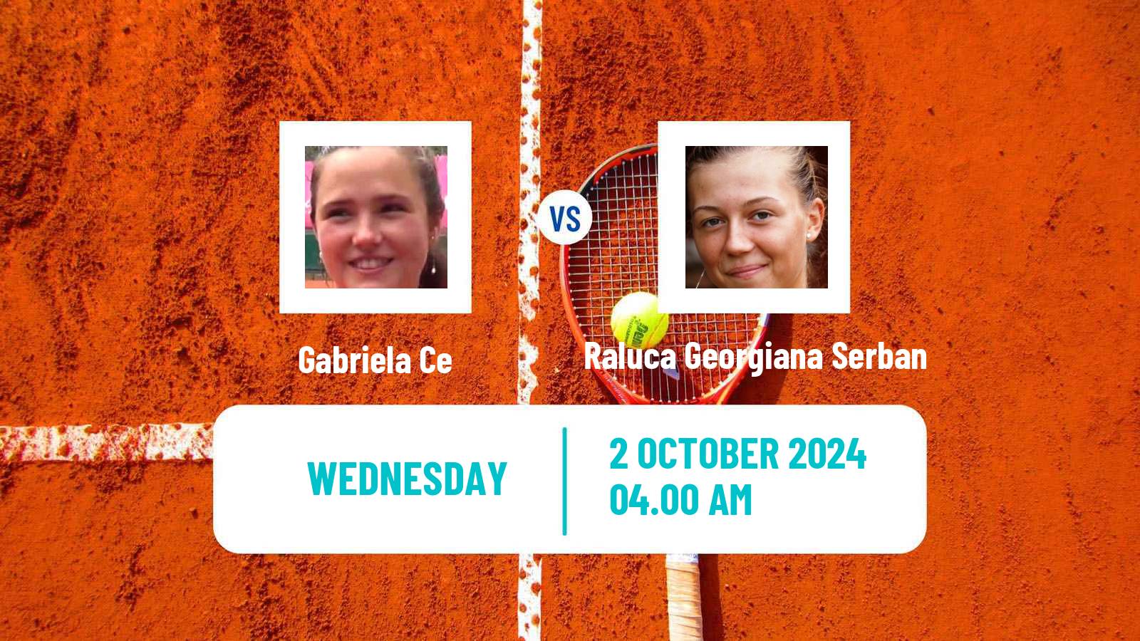 Tennis ITF W75 Sibenik Women Gabriela Ce - Raluca Georgiana Serban