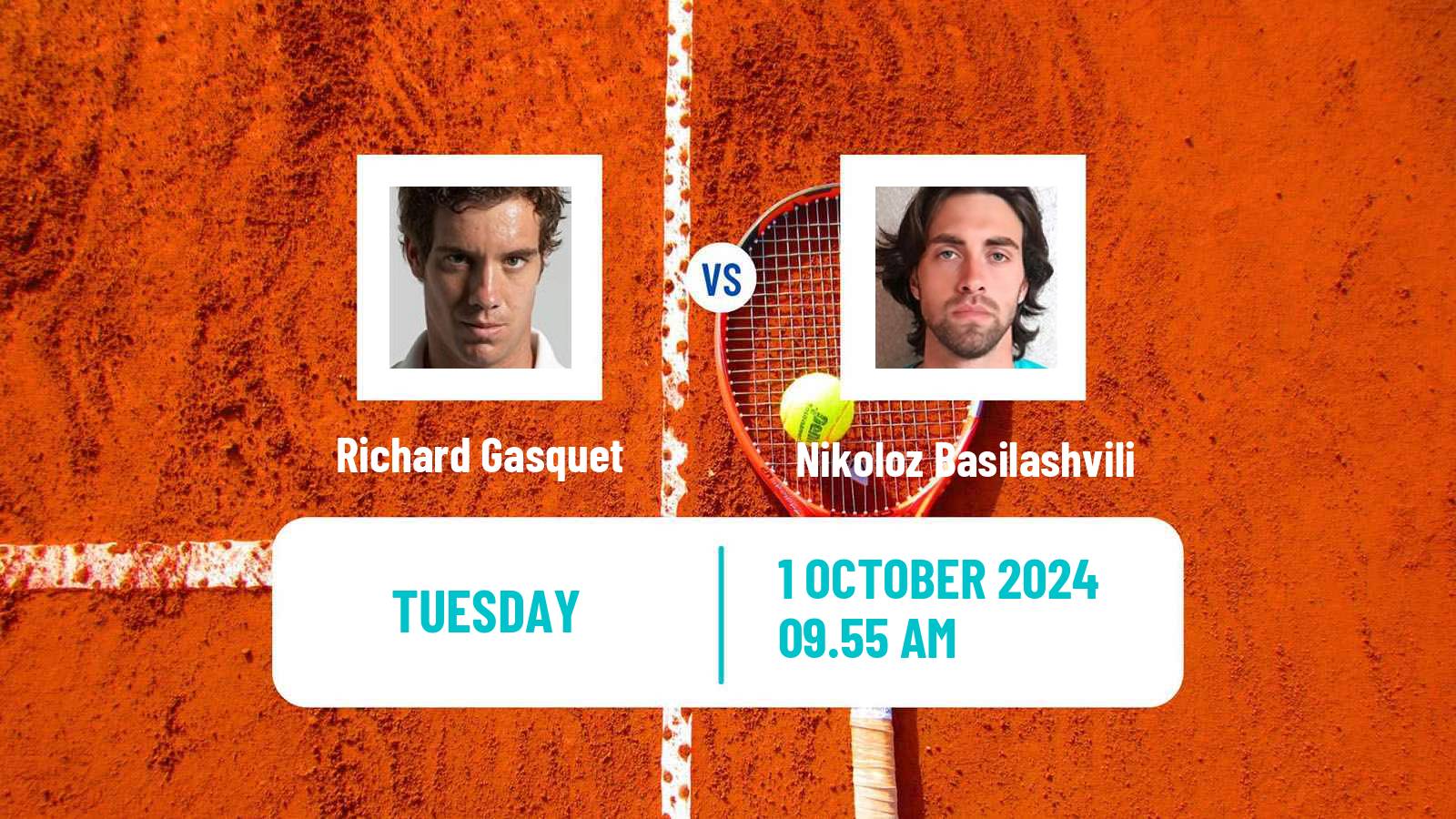 Tennis Mouilleron Le Captif Challenger Men Richard Gasquet - Nikoloz Basilashvili