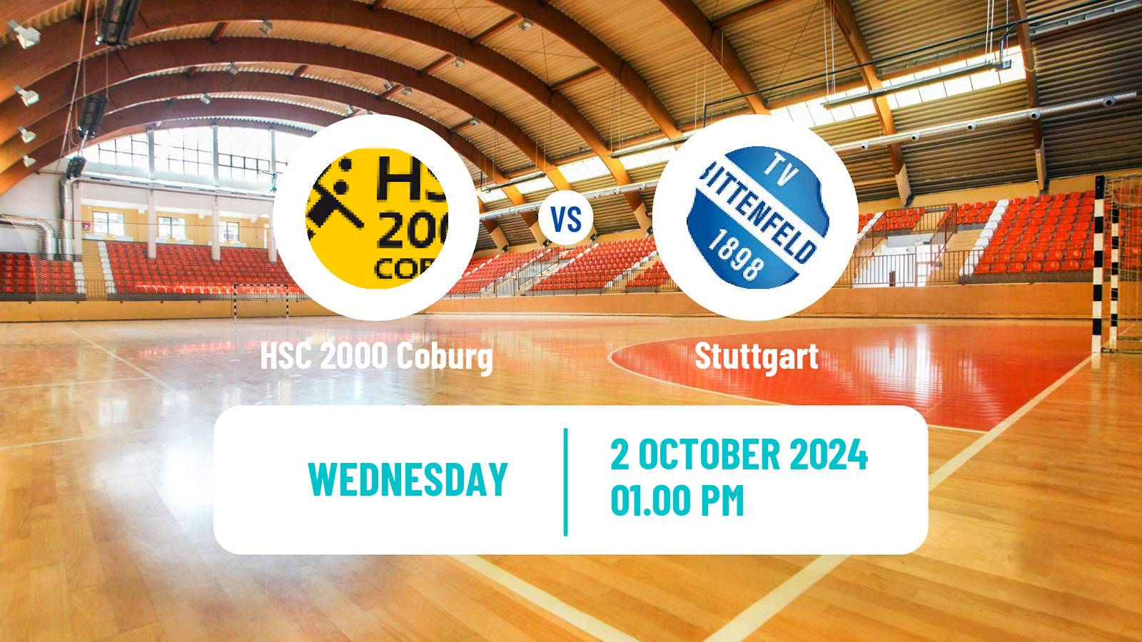 Handball German DHB Pokal HSC 2000 Coburg - Stuttgart