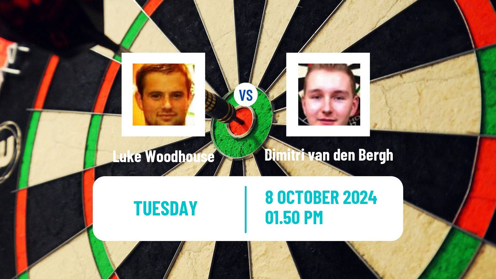 Darts World Grand Prix Luke Woodhouse - Dimitri van den Bergh