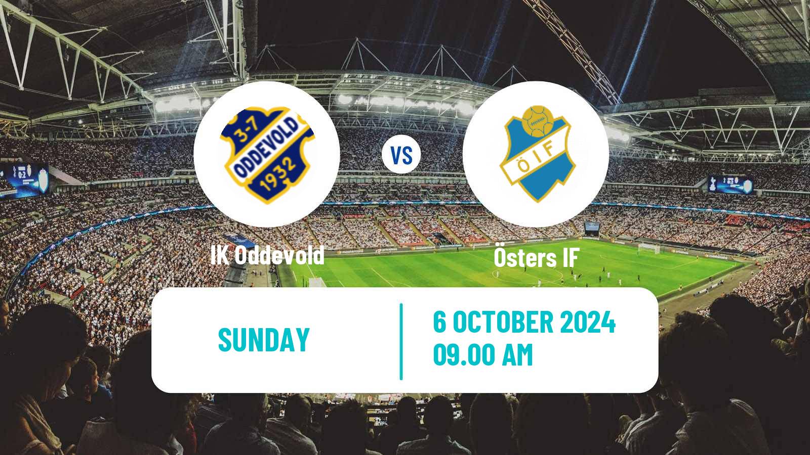 Soccer Swedish Superettan Oddevold - Öster