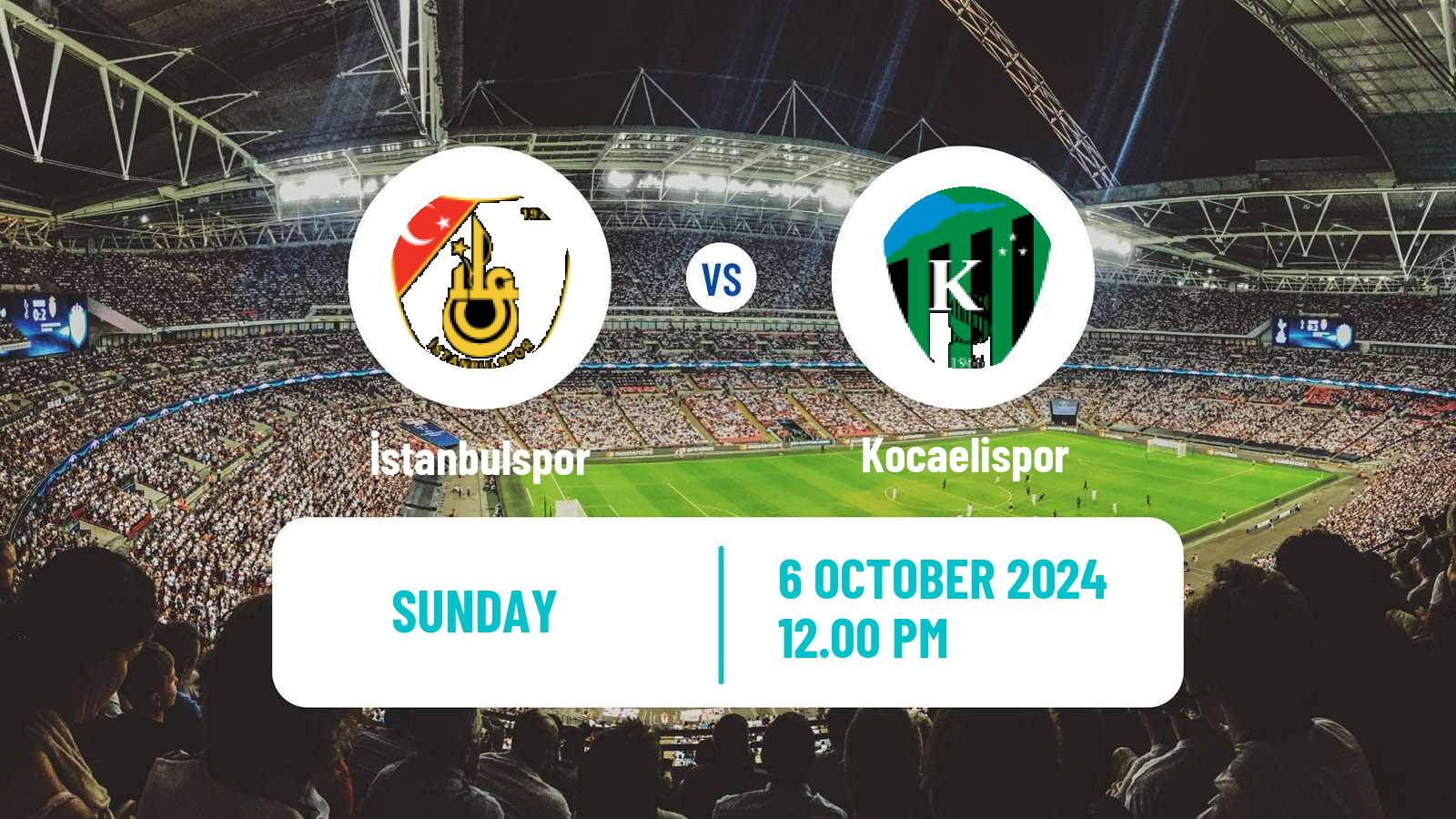 Soccer Turkish First League İstanbulspor - Kocaelispor