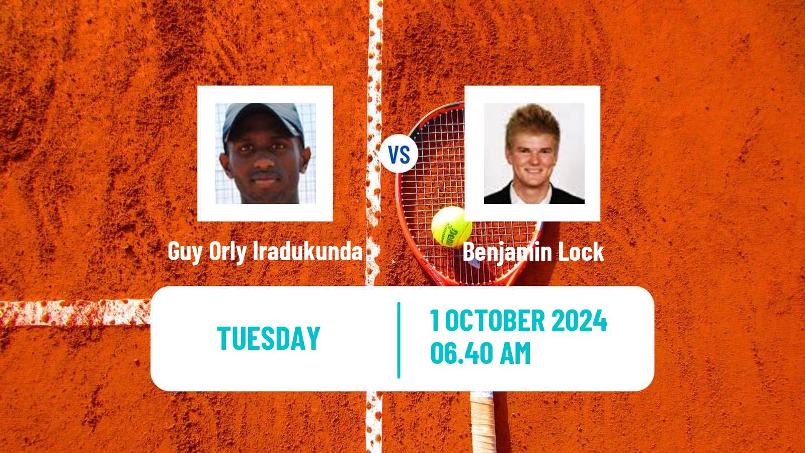 Tennis ITF M25 Kigali 2 Men Guy Orly Iradukunda - Benjamin Lock