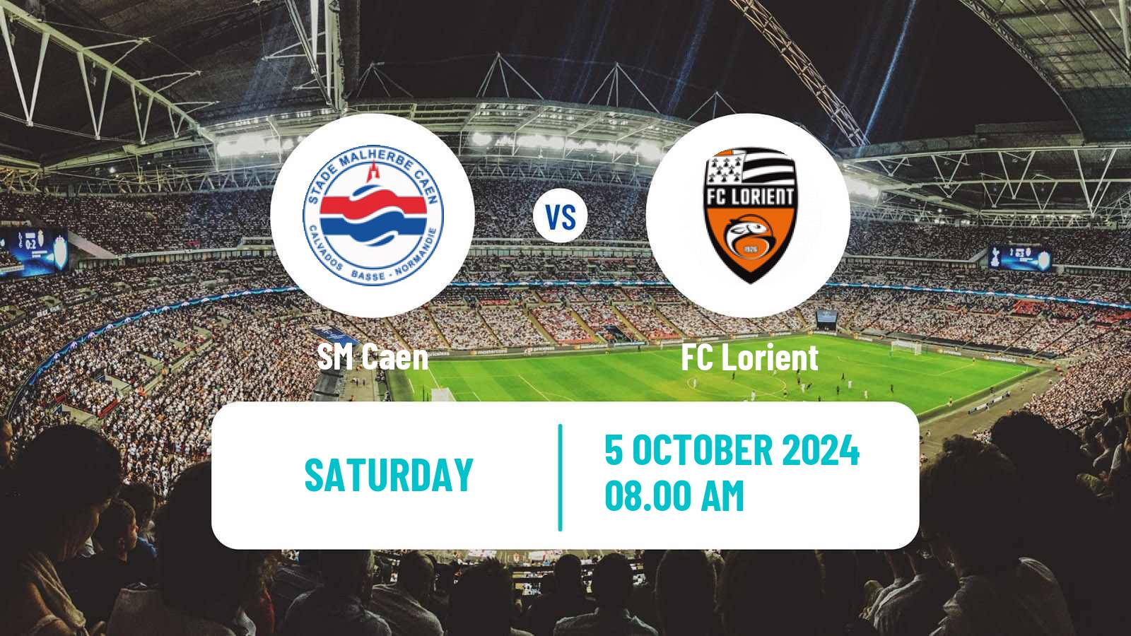 Soccer French Ligue 2 Caen - Lorient