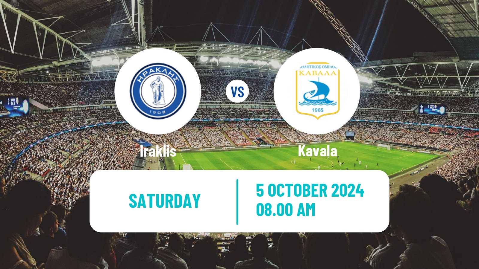 Soccer Greek Super League 2 Iraklis - Kavala