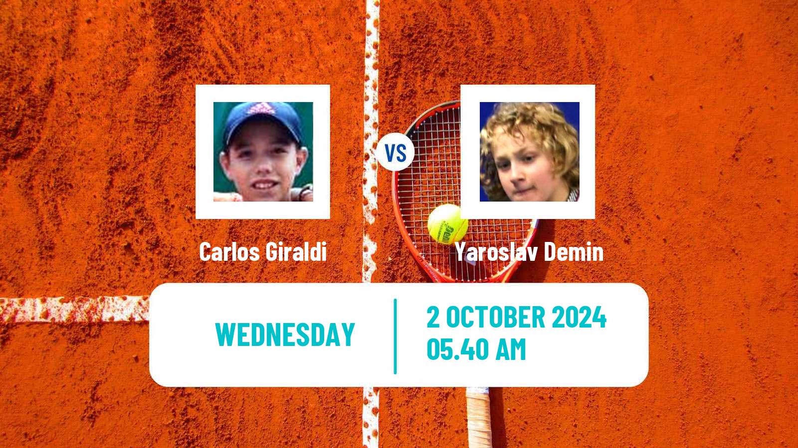 Tennis ITF M25 Zaragoza Men Carlos Giraldi - Yaroslav Demin