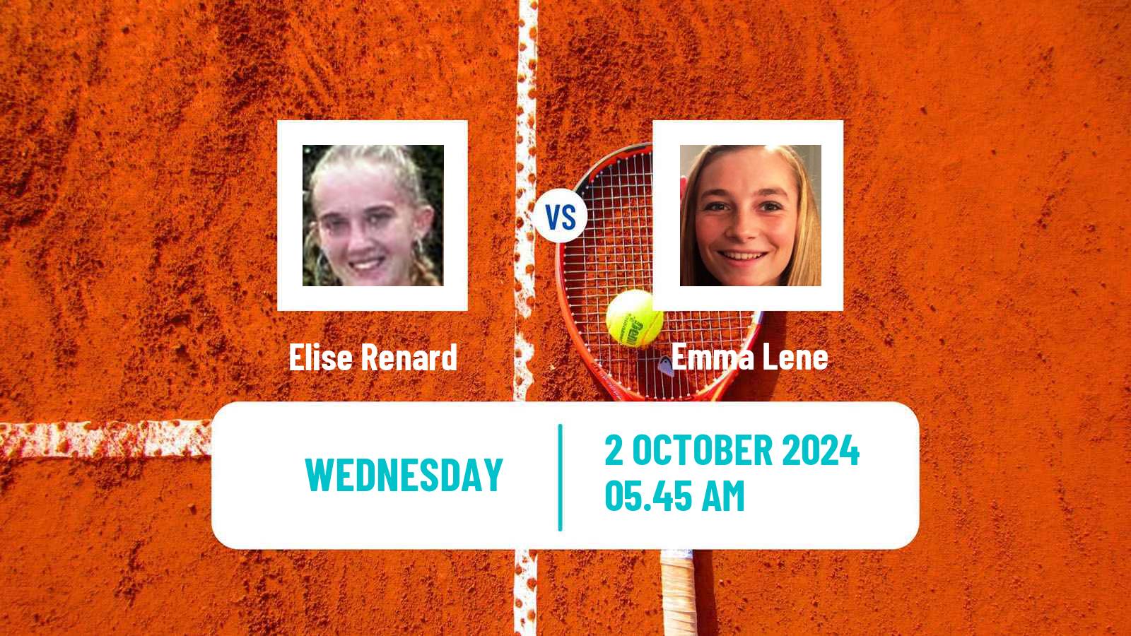 Tennis ITF W35 Reims Women Elise Renard - Emma Lene