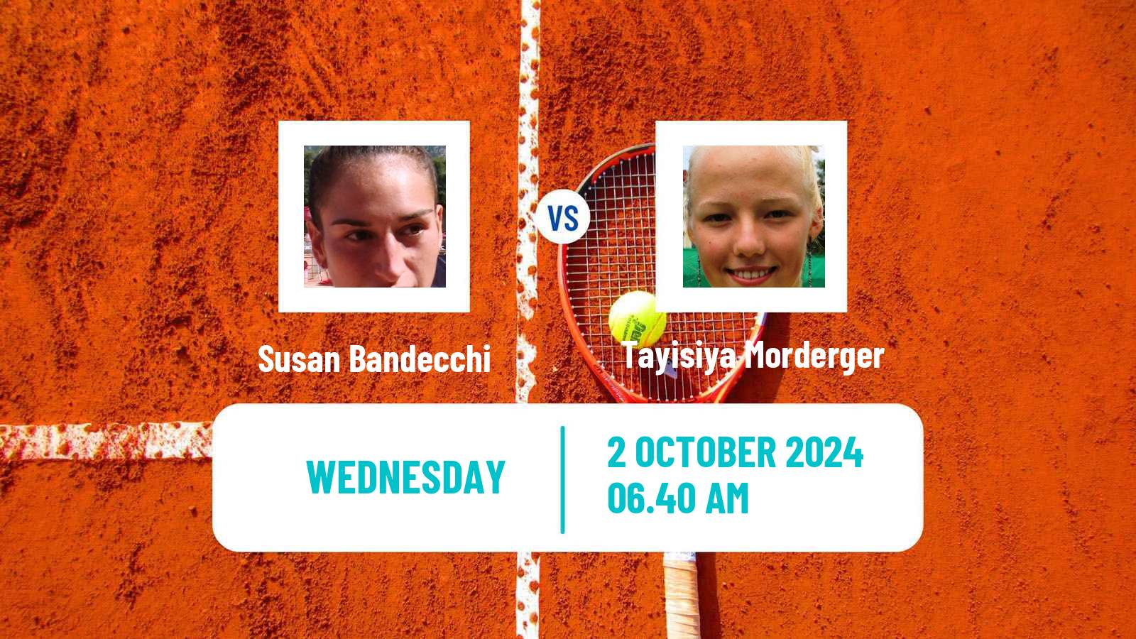 Tennis ITF W35 Baza Women Susan Bandecchi - Tayisiya Morderger