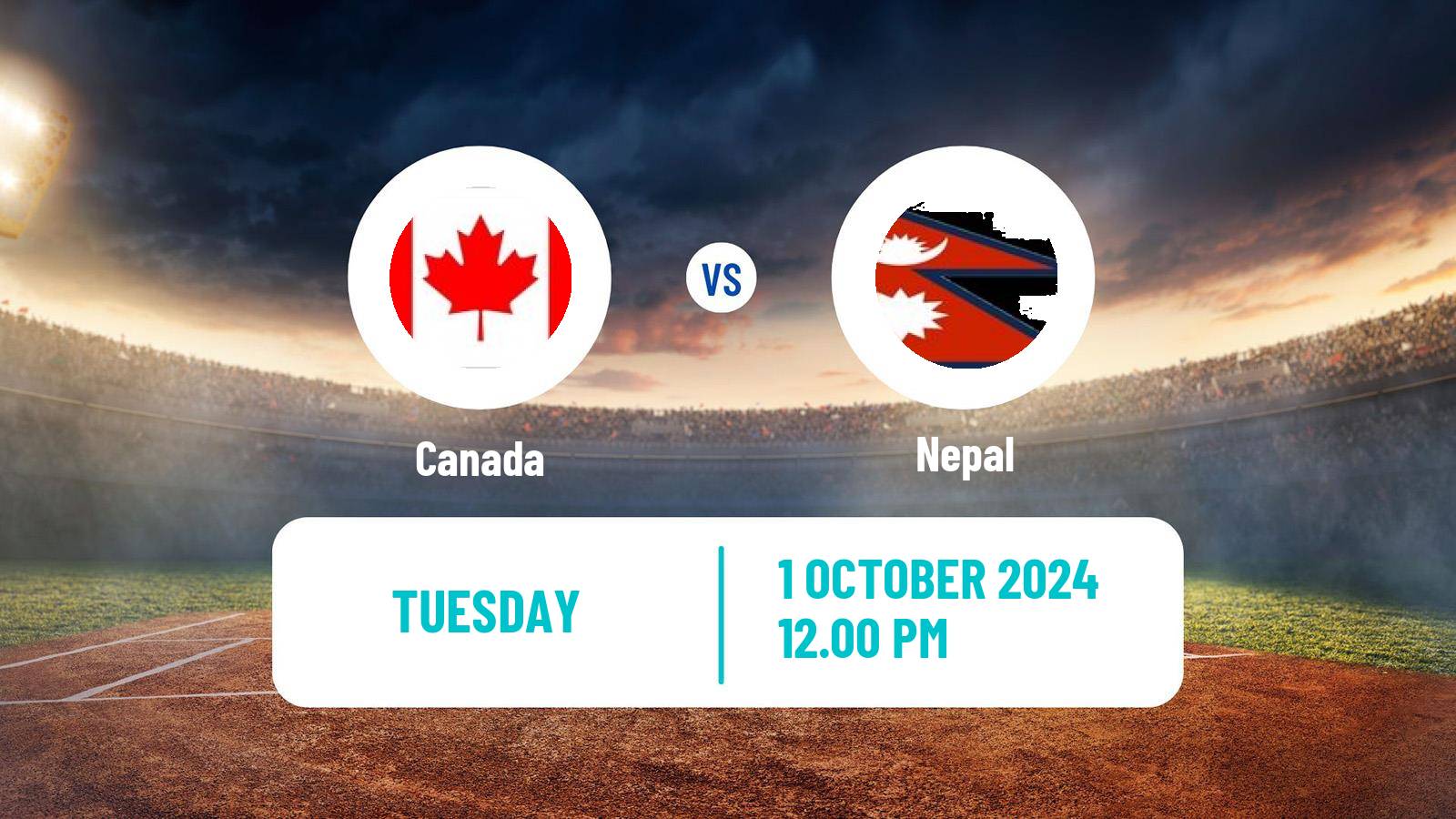 Cricket  T20 Tri-Series Canada Canada - Nepal