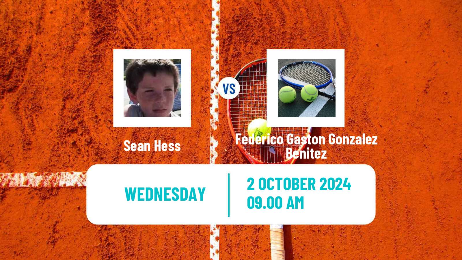 Tennis ITF M25 Luque Men Sean Hess - Federico Gaston Gonzalez Benitez