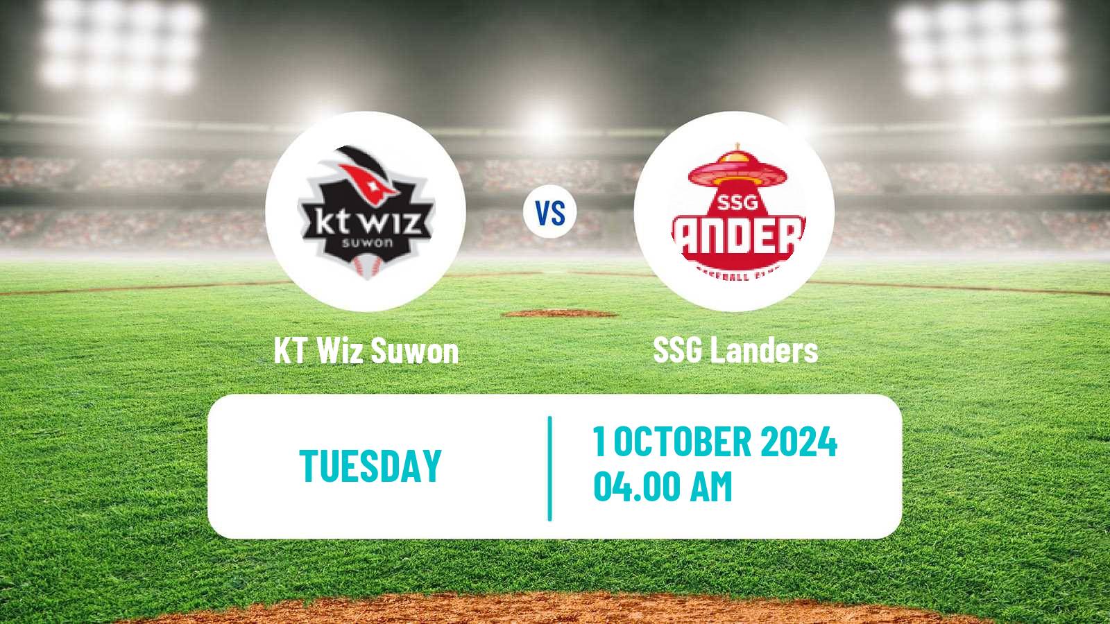 Baseball KBO KT Wiz Suwon - SSG Landers