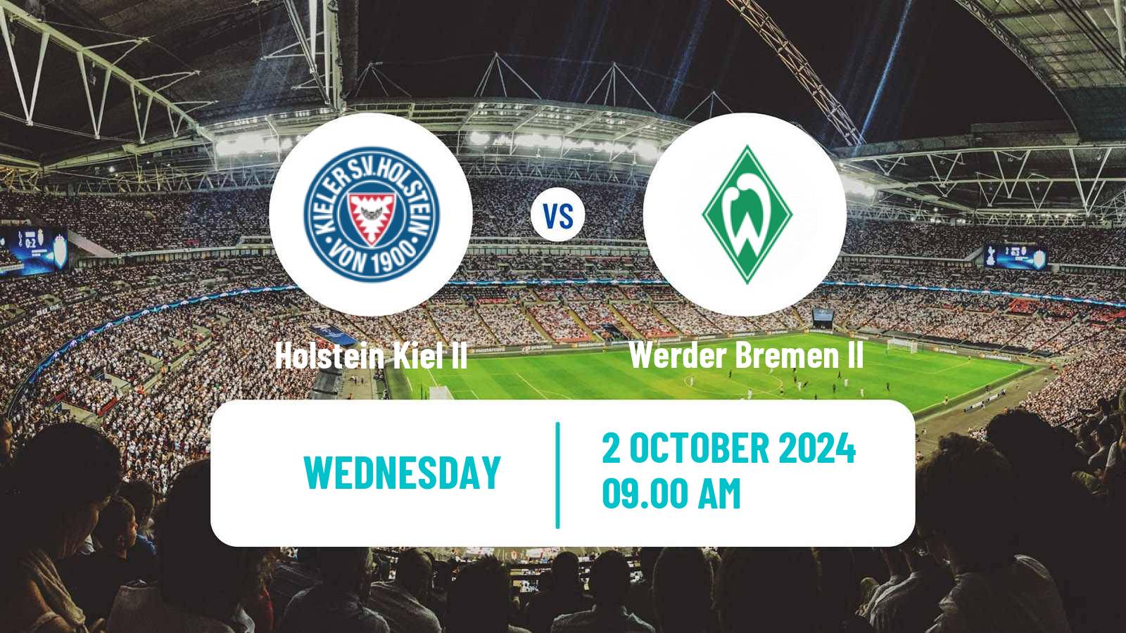 Soccer German Regionalliga North Holstein Kiel II - Werder Bremen II