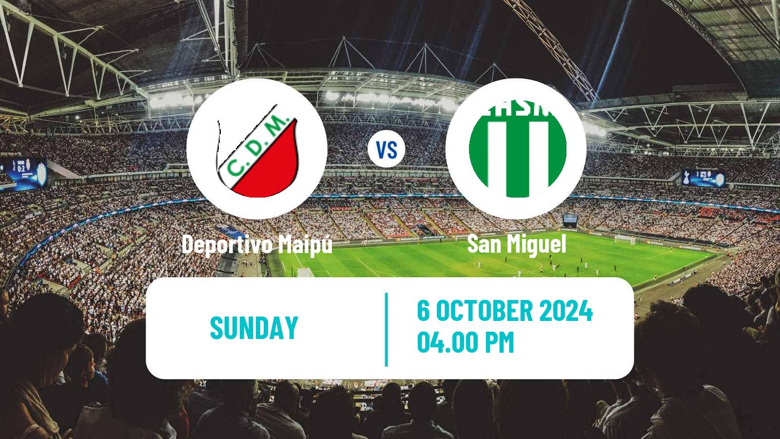 Soccer Argentinian Primera Nacional Deportivo Maipú - San Miguel