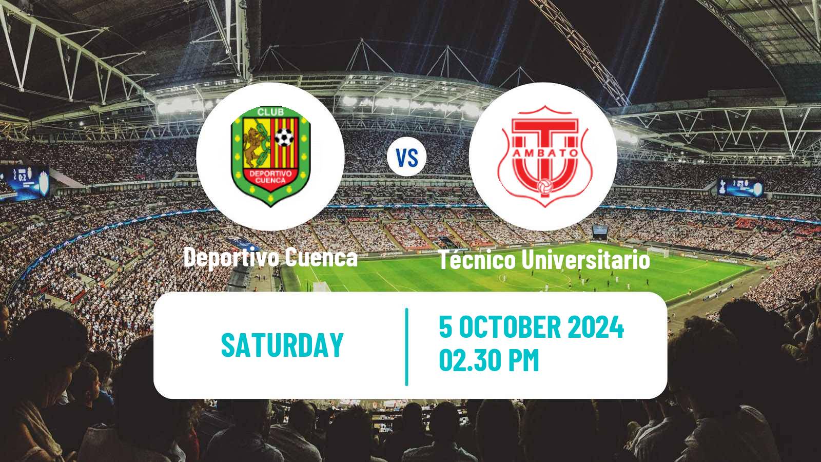 Soccer Ecuadorian Liga Pro Deportivo Cuenca - Técnico Universitario