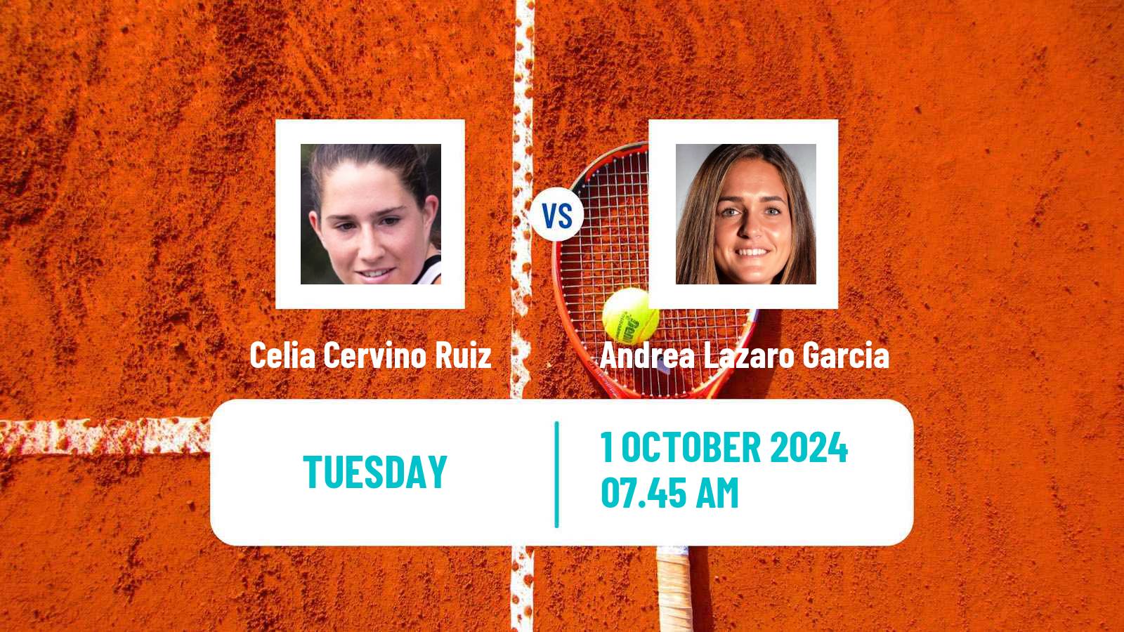 Tennis ITF W35 Baza Women Celia Cervino Ruiz - Andrea Lazaro Garcia