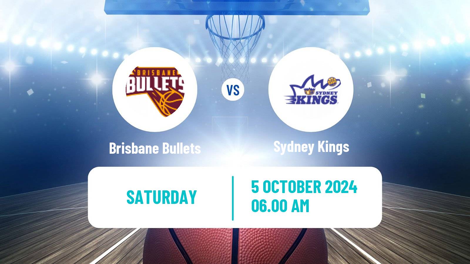 Basketball Australian NBL Brisbane Bullets - Sydney Kings