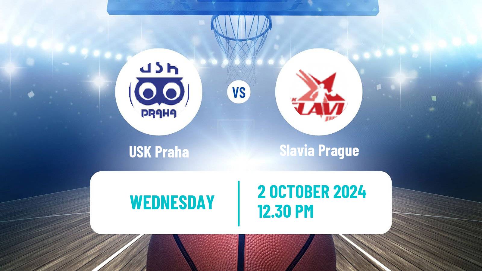 Basketball Czech NBL USK Praha - Slavia Prague