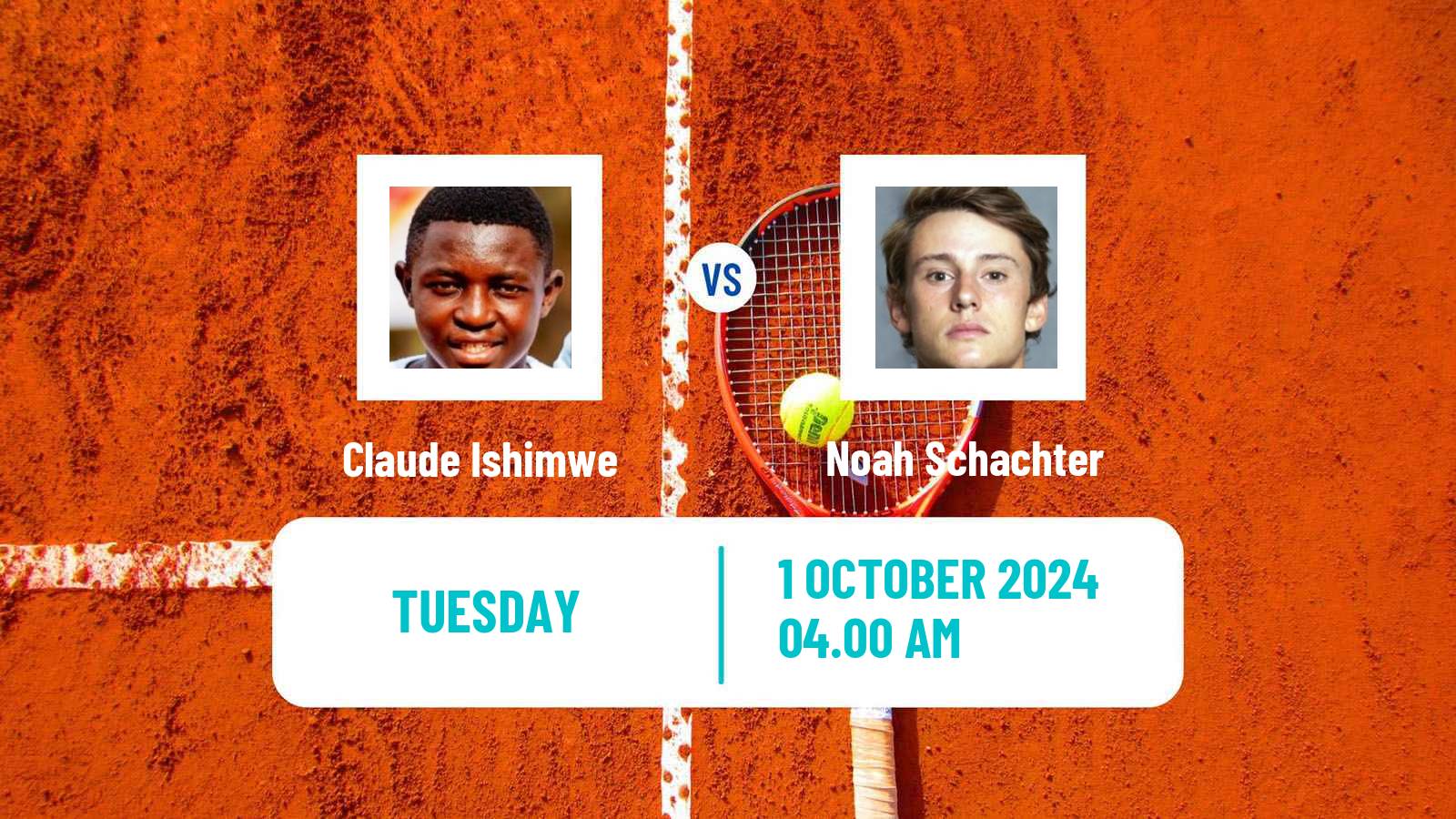 Tennis ITF M25 Kigali 2 Men Claude Ishimwe - Noah Schachter