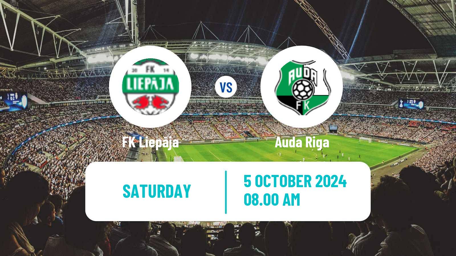 Soccer Latvian Virsliga Liepāja - Auda Riga