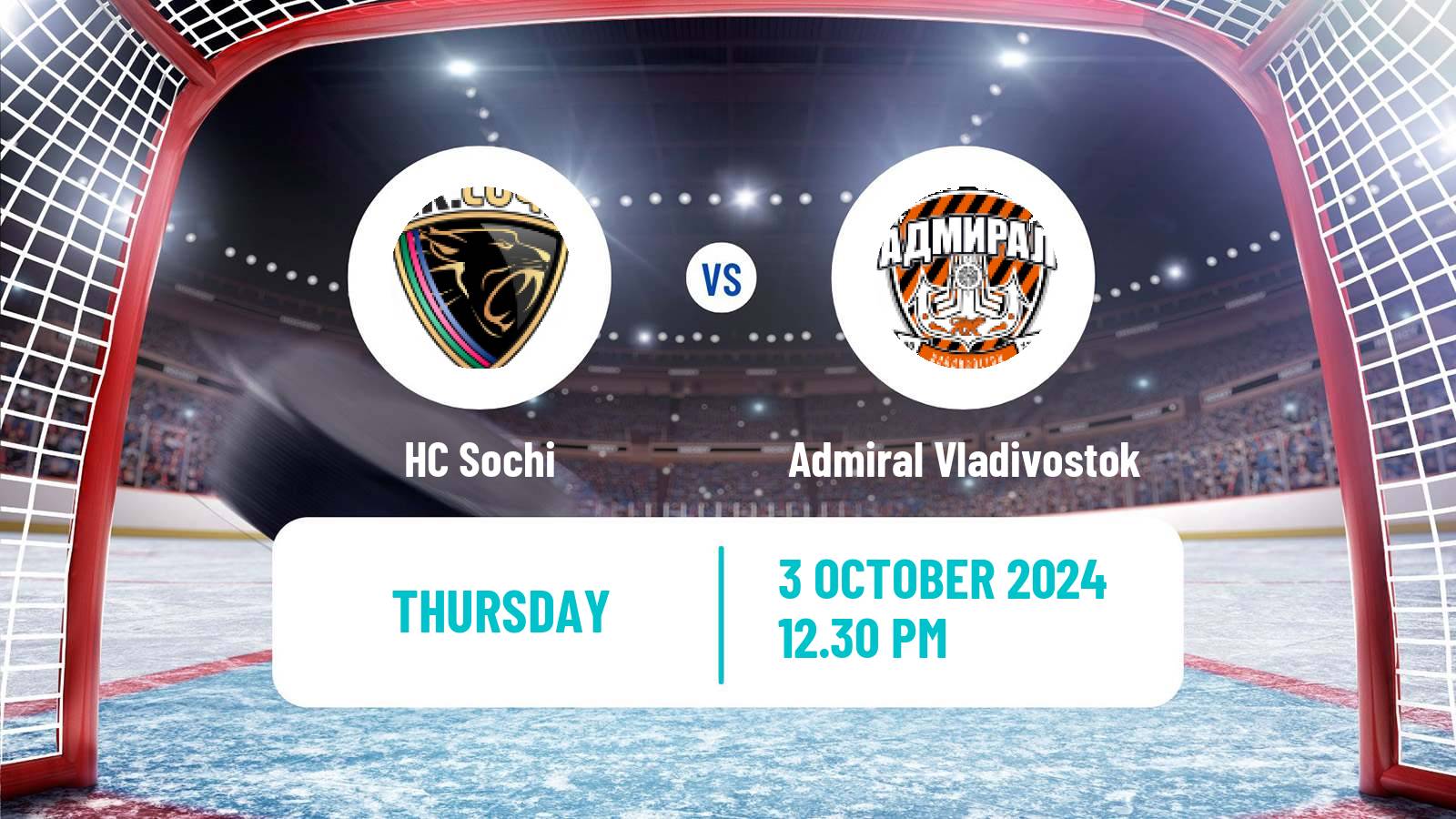 Hockey KHL Sochi - Admiral Vladivostok