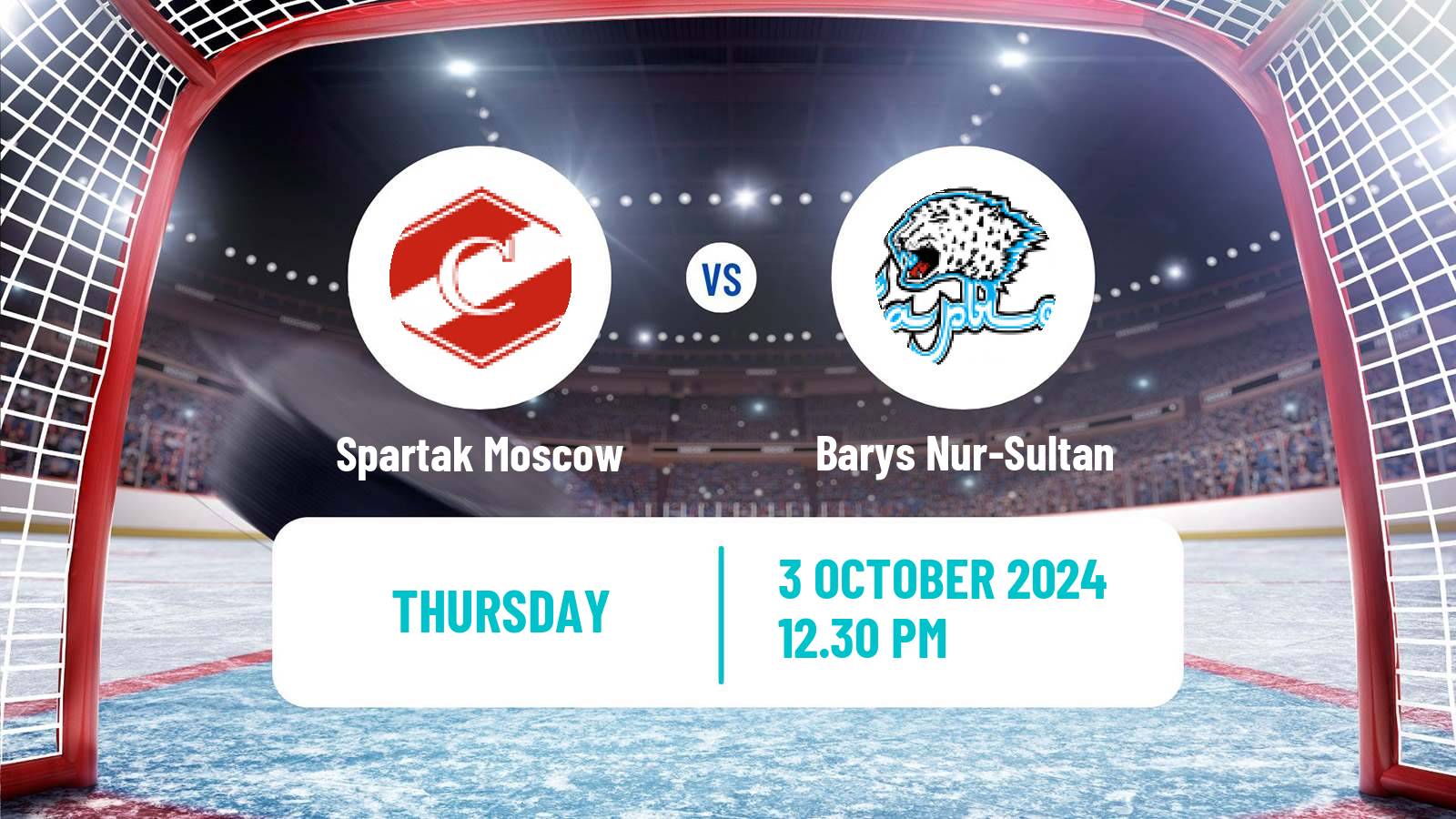 Hockey KHL Spartak Moscow - Barys Astana