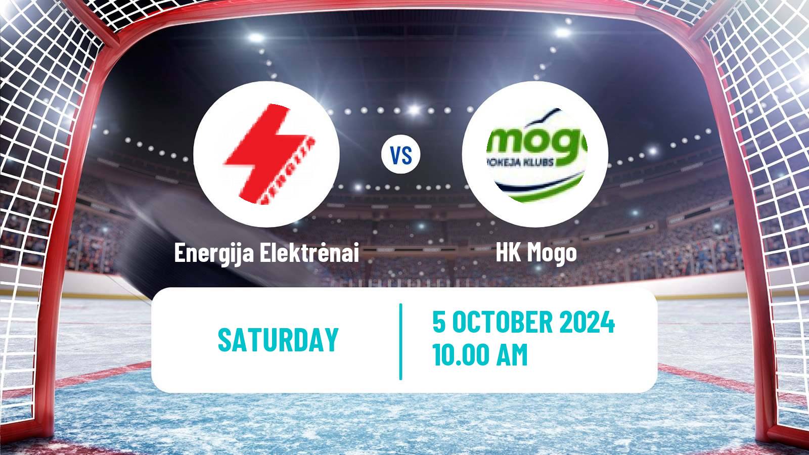 Hockey Latvian Hokeja Liga Energija Elektrėnai - Mogo