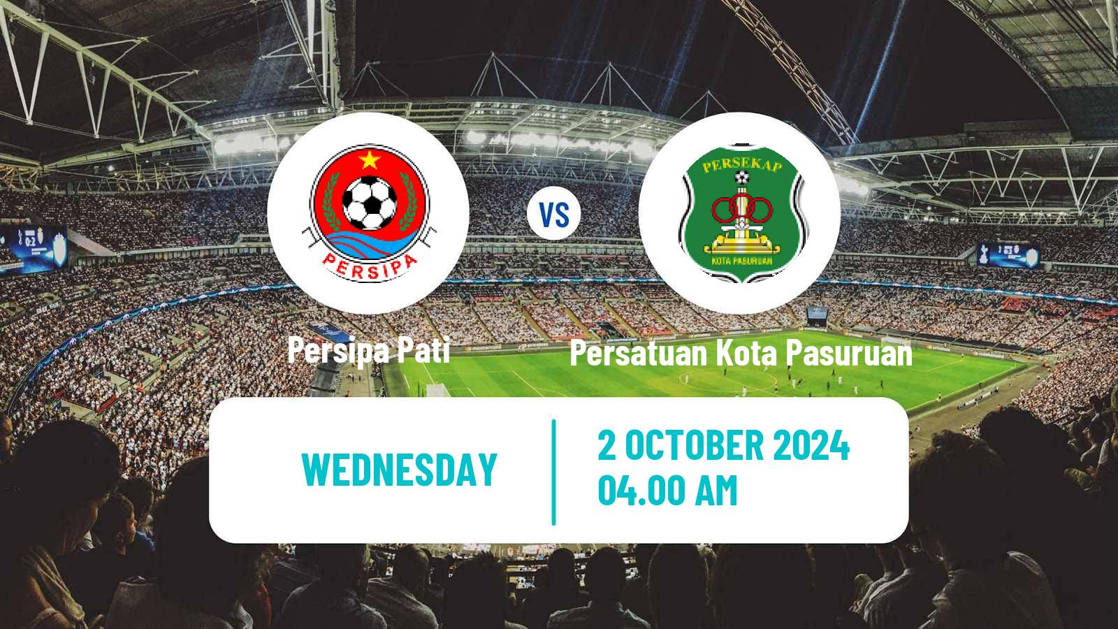 Soccer Indonesian Liga 2 Persipa Pati - Persatuan Kota Pasuruan