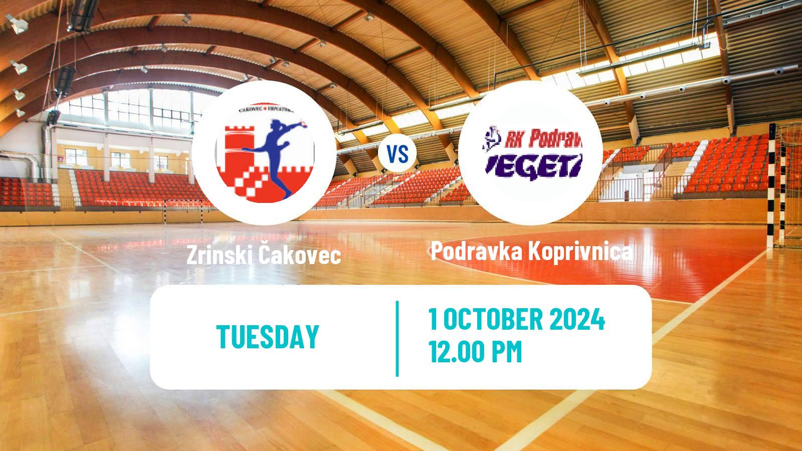 Handball Croatian 1 HRL Handball Women Zrinski Čakovec - Podravka Koprivnica