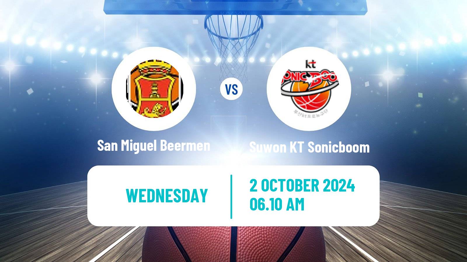 Basketball EASL Basketball San Miguel Beermen - Suwon KT Sonicboom