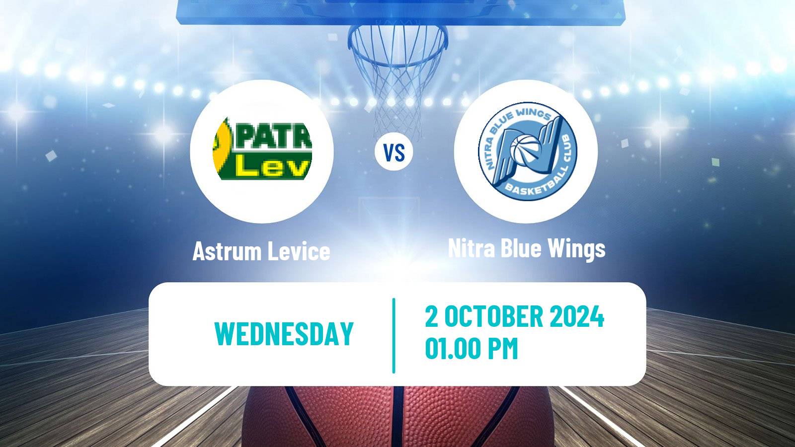 Basketball Slovak Extraliga Basketball Astrum Levice - Nitra Blue Wings