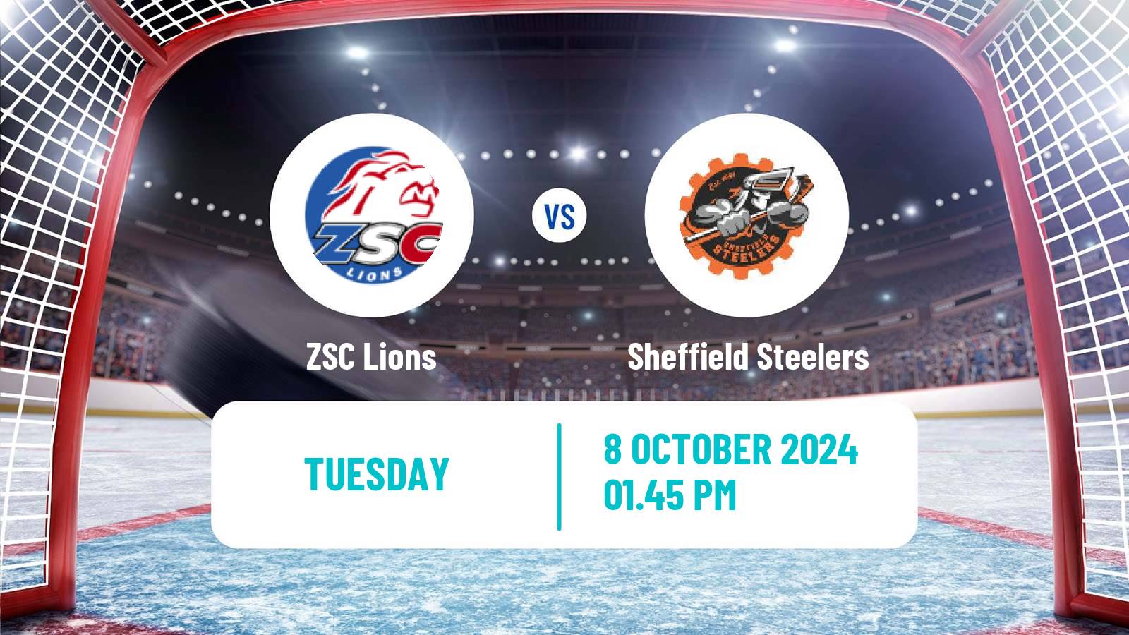 Hockey Champions League Ice Hockey ZSC Lions - Sheffield Steelers