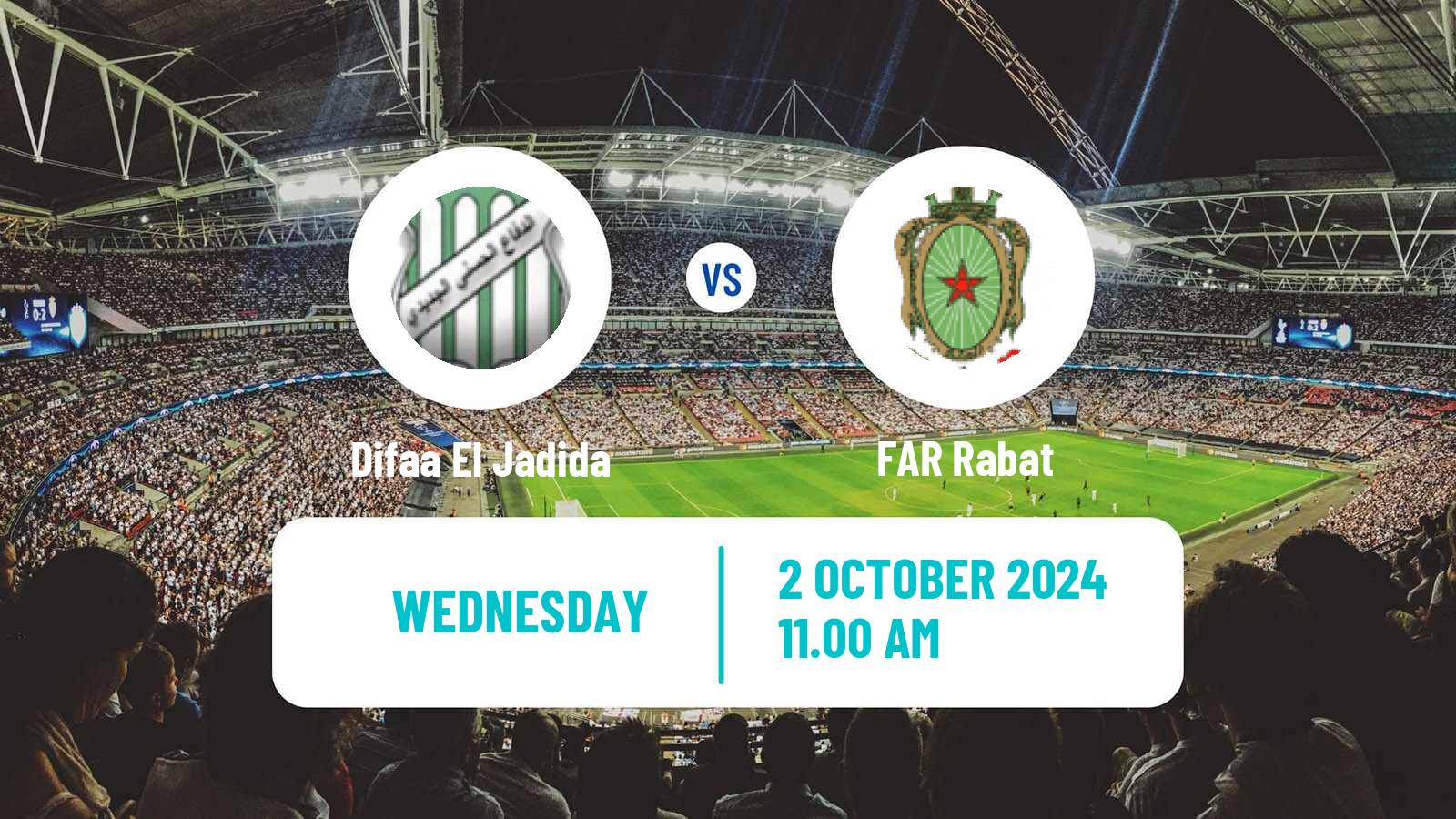 Soccer Moroccan Botola Difaa El Jadida - FAR Rabat