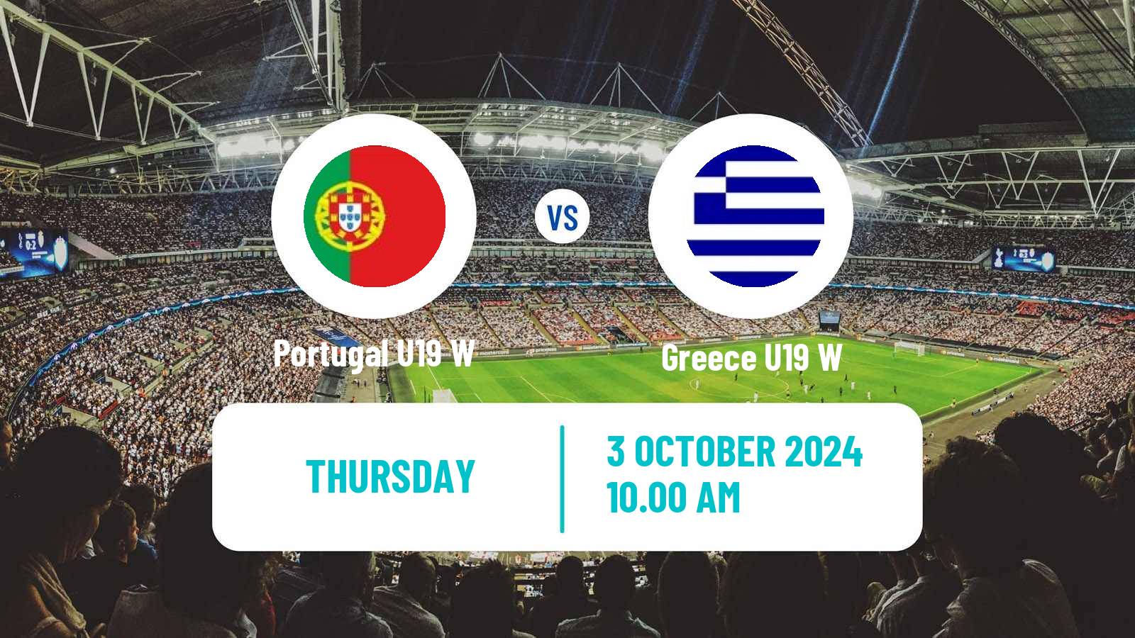 Soccer Friendly International Women Portugal U19 W - Greece U19 W