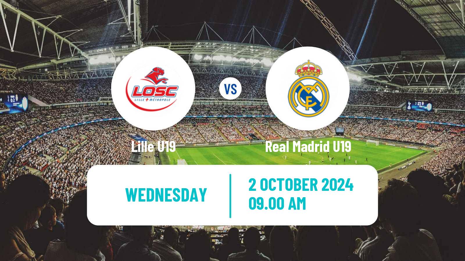 Soccer UEFA Youth League Lille U19 - Real Madrid U19