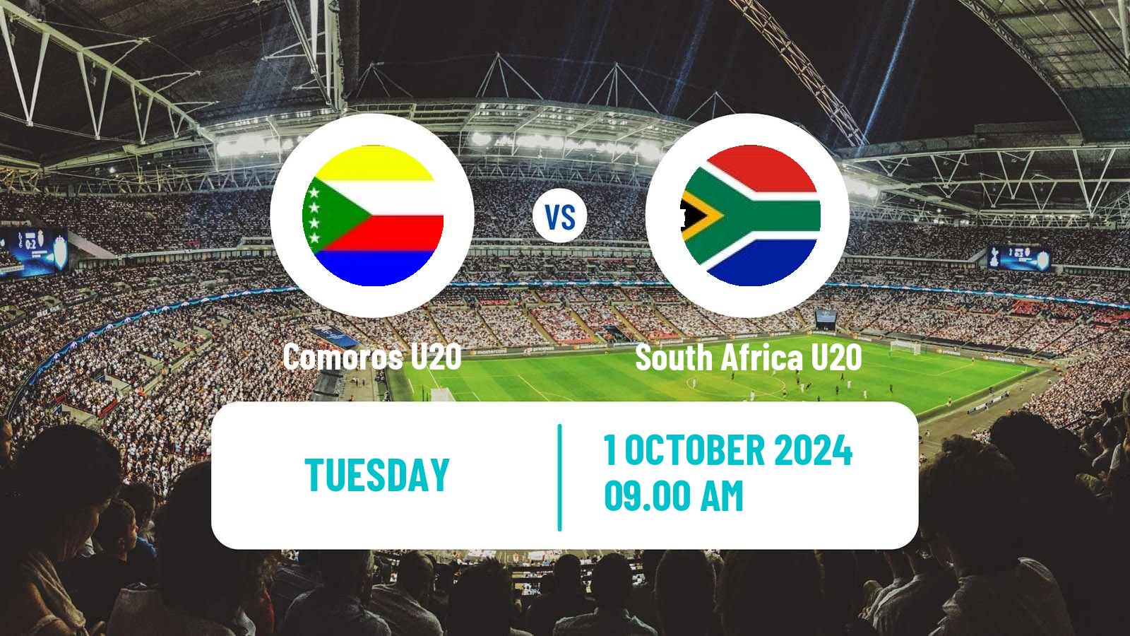 Soccer COSAFA Championship U20 Comoros U20 - South Africa U20