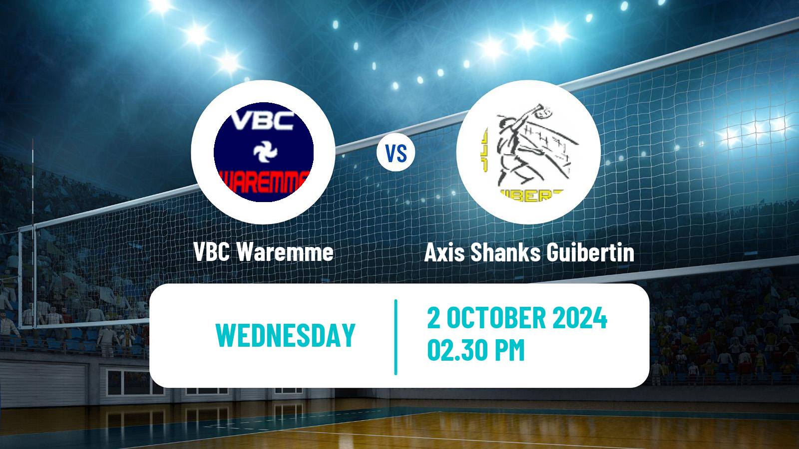 Volleyball Belgian League Volleyball Waremme - Axis Shanks Guibertin