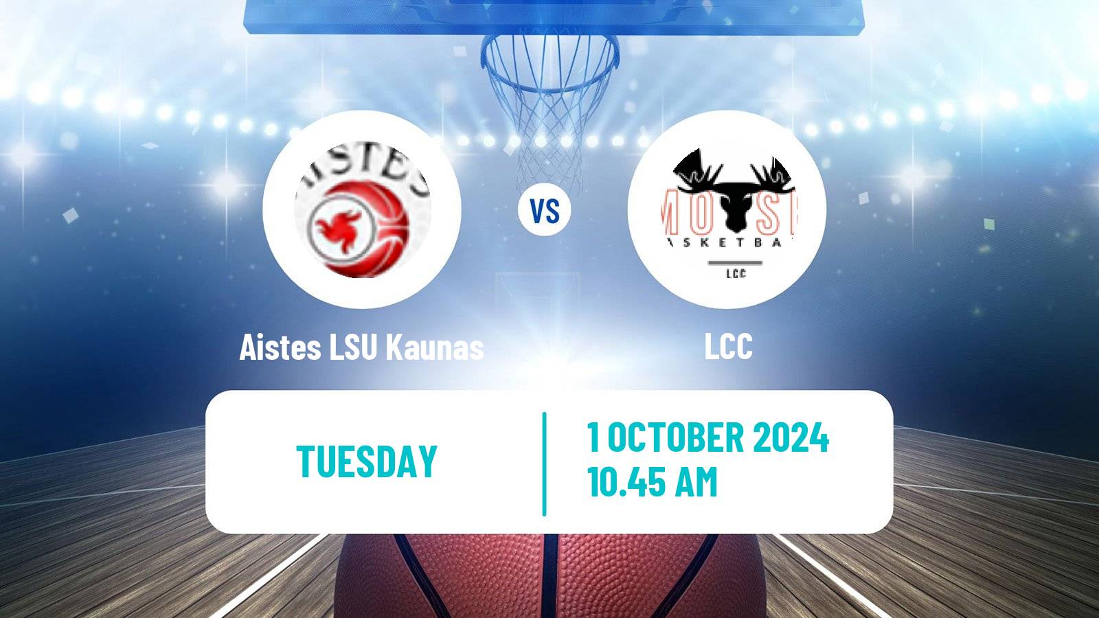 Basketball Lietuvos LMKL Women Aistes LSU Kaunas - LCC