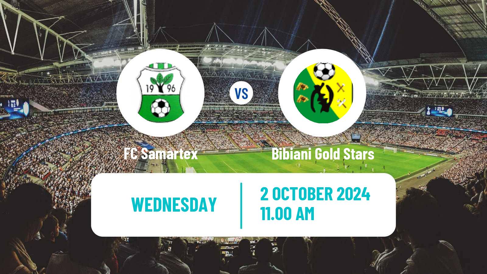 Soccer Ghanaian Premier League Samartex - Bibiani Gold Stars