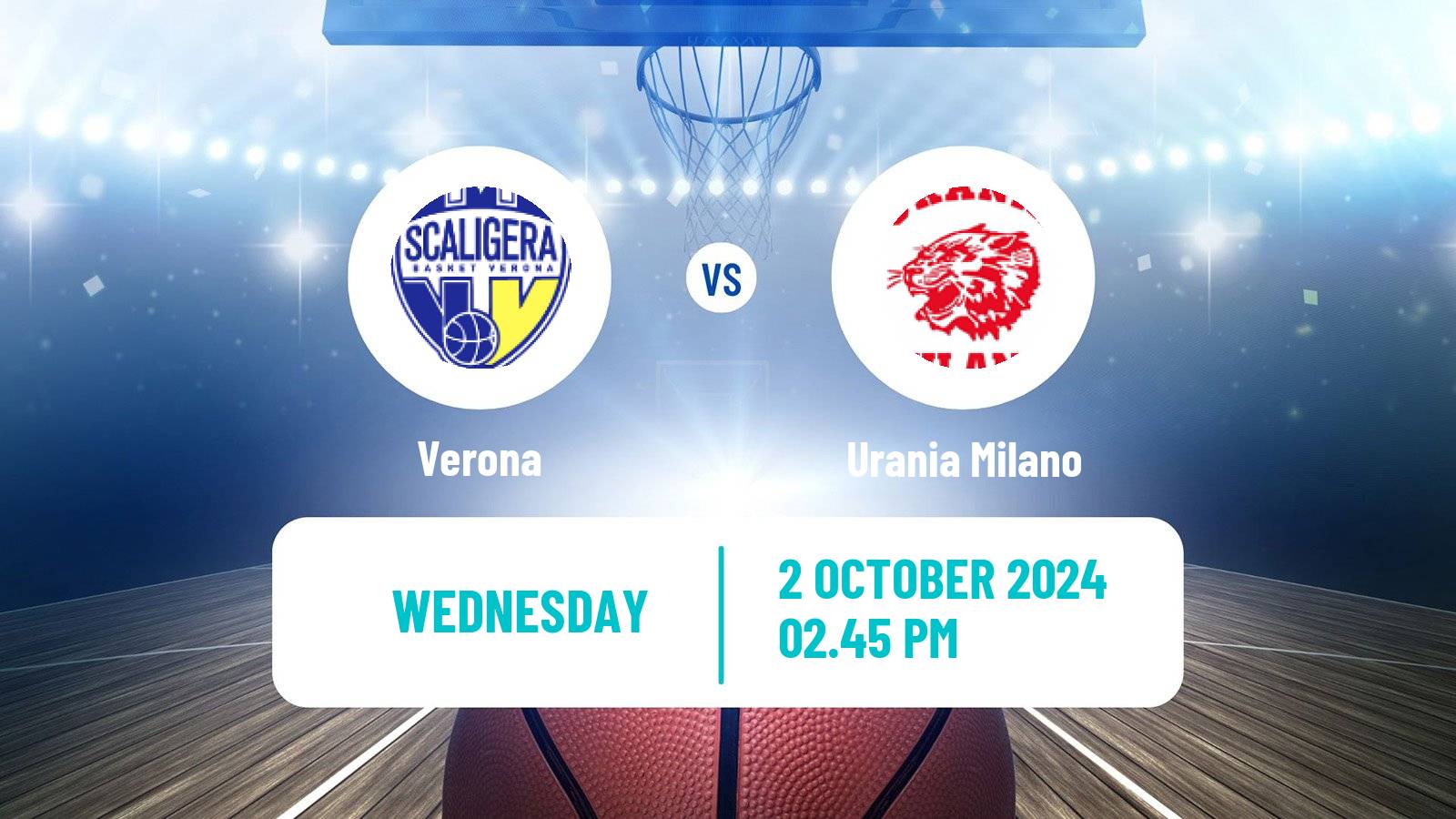 Basketball Italian Serie A2 Basketball Verona - Urania Milano