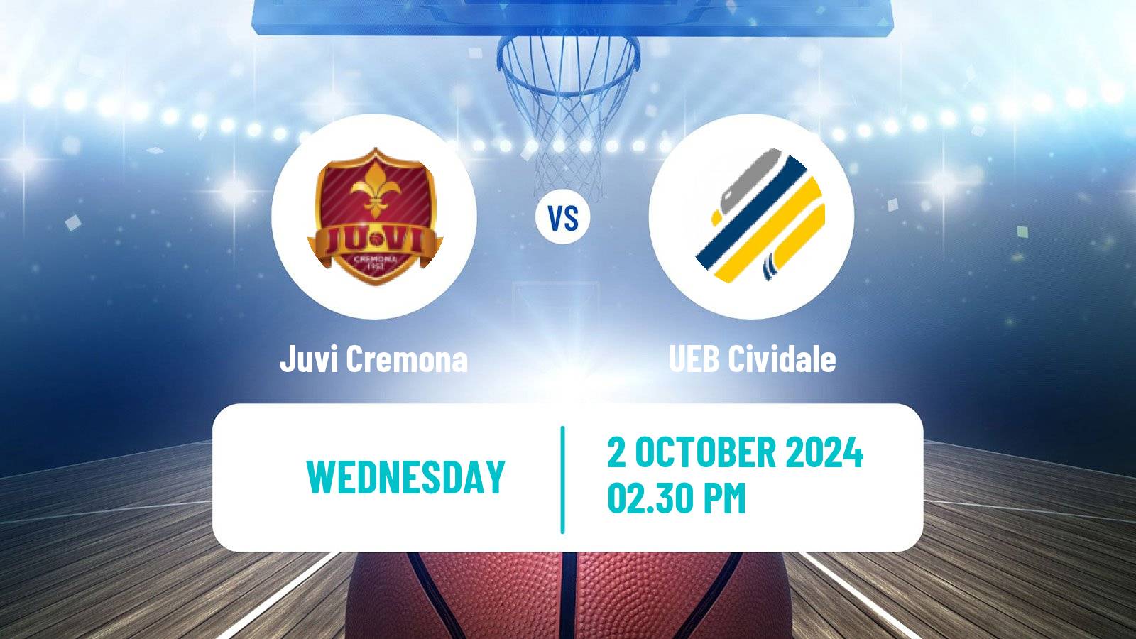 Basketball Italian Serie A2 Basketball Juvi Cremona - Cividale