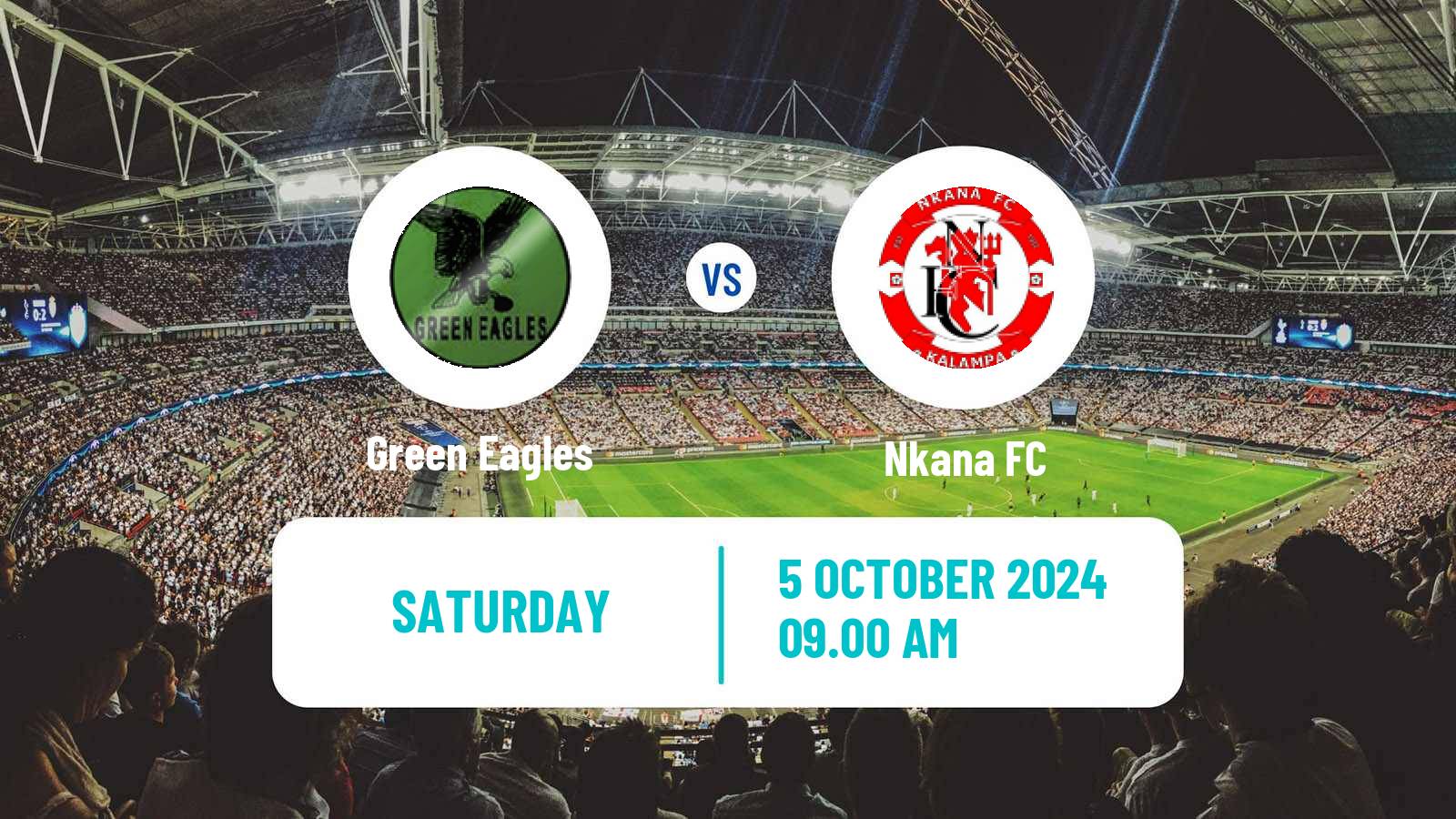 Soccer Zambian Premier League Green Eagles - Nkana