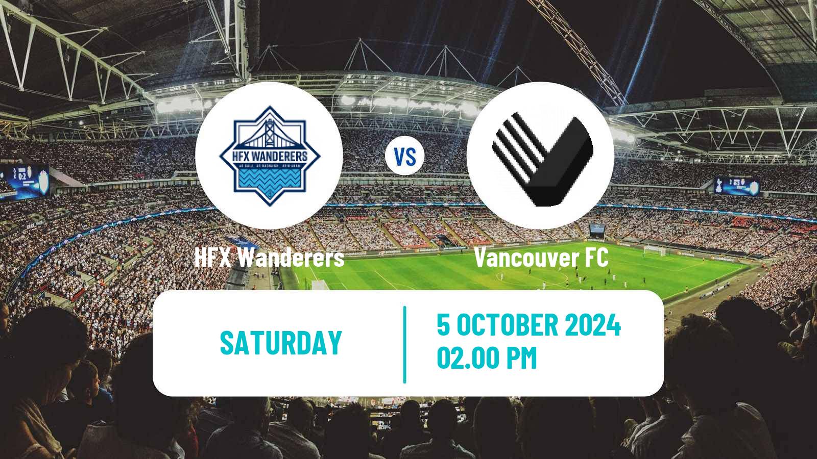 Soccer Canadian Premier League HFX Wanderers - Vancouver FC