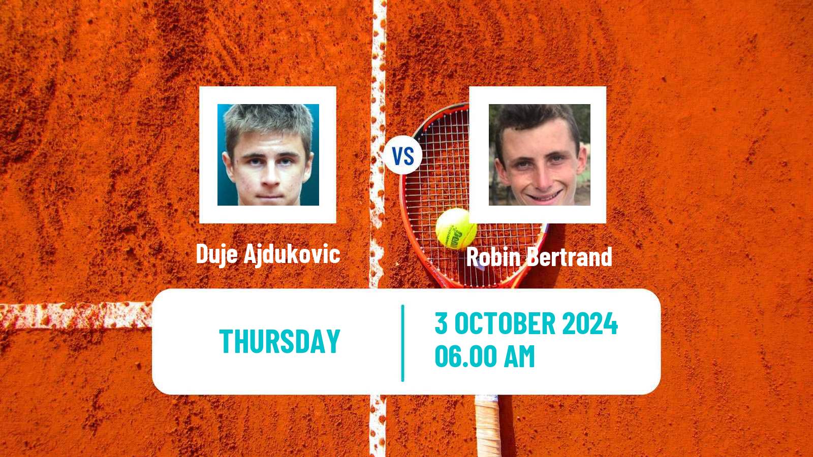 Tennis Alicante Challenger Men Duje Ajdukovic - Robin Bertrand