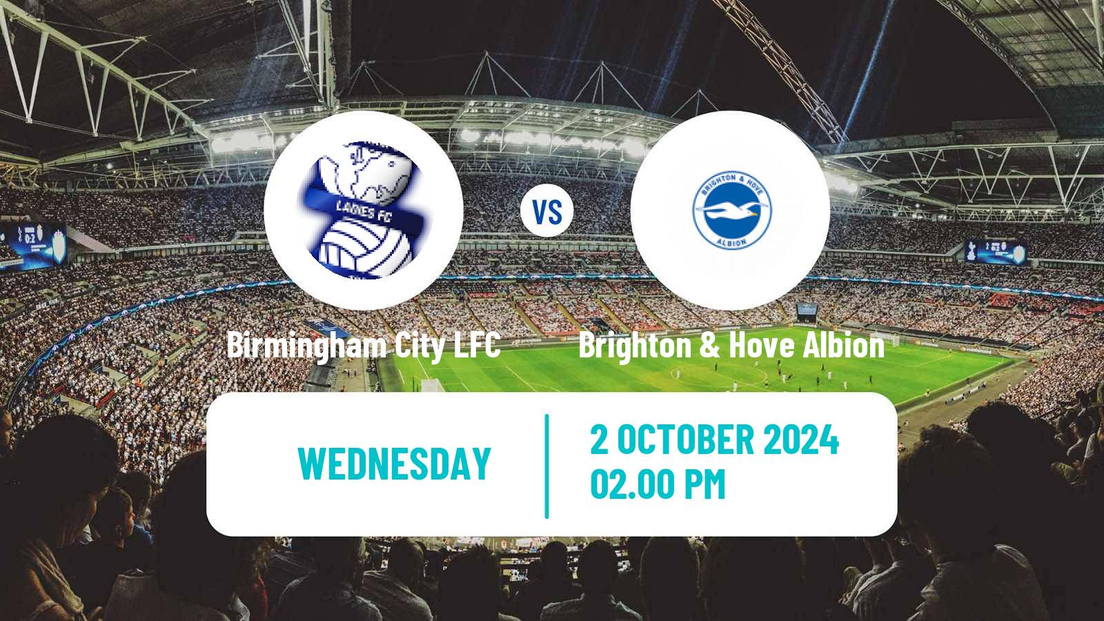 Soccer English League Cup Women Birmingham City LFC - Brighton & Hove Albion