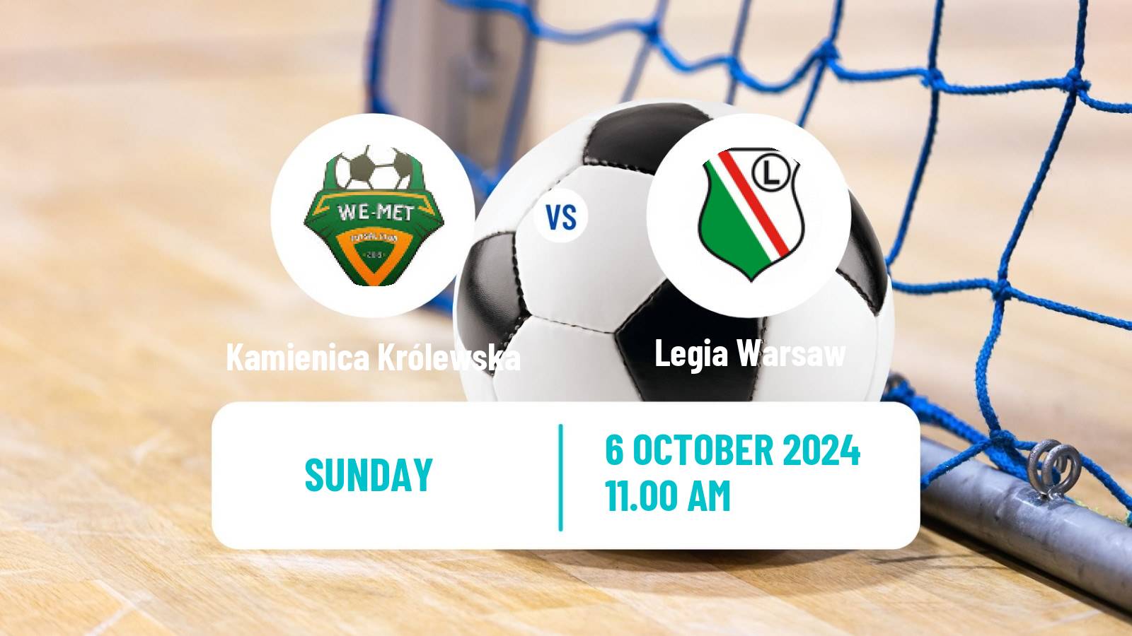 Futsal Polish Ekstraklasa Futsal Kamienica Królewska - Legia Warsaw