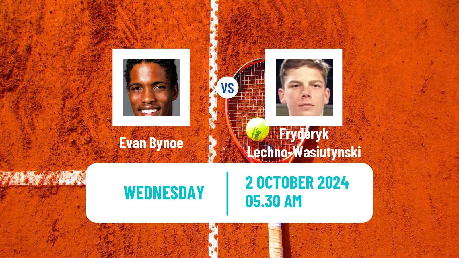 Tennis ITF M15 Sharm Elsheikh 22 Men Evan Bynoe - Fryderyk Lechno-Wasiutynski