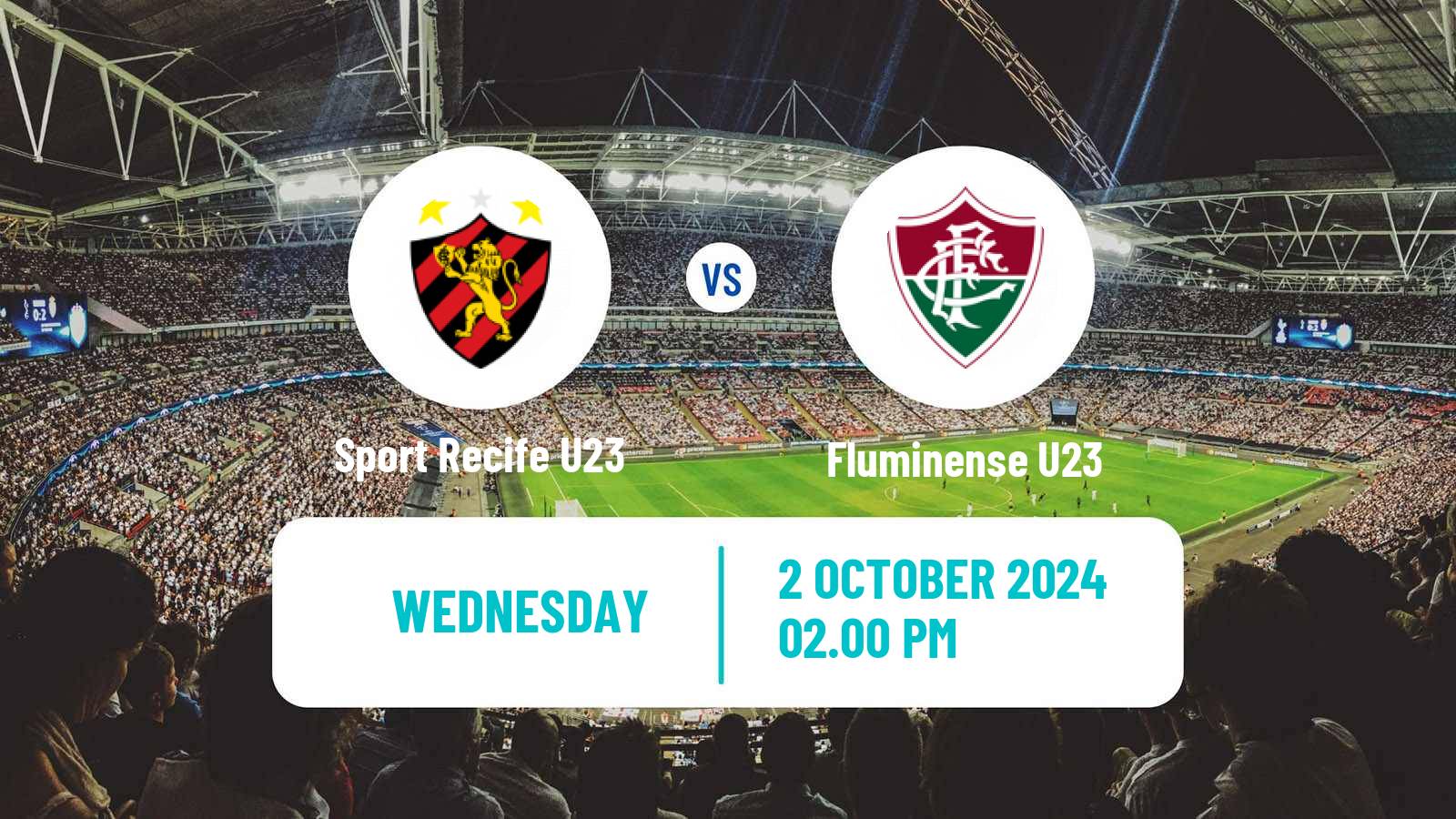 Soccer Brasileiro U23 Sport Recife U23 - Fluminense U23